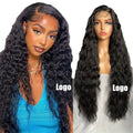 13*4 Fashionable Front Lace Long Curly Hair Perruque Women Wigs Fluffy Soft and Good Quality in Stock Wholesale Price