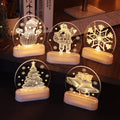 Led Christmas Decorations Ornaments Xmas Lantern Christmas Night Light Christmas Gifts for Kids 2025