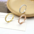 2021 Trendy CZ Diamond Stacking Ring 925 Sterling Silver Rings Jewelry Women Wedding Ring