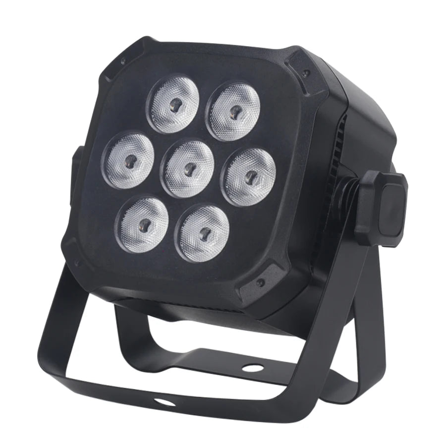 7*3W Plastic  Led Light Dj Disco Club  Can Stage Par Light