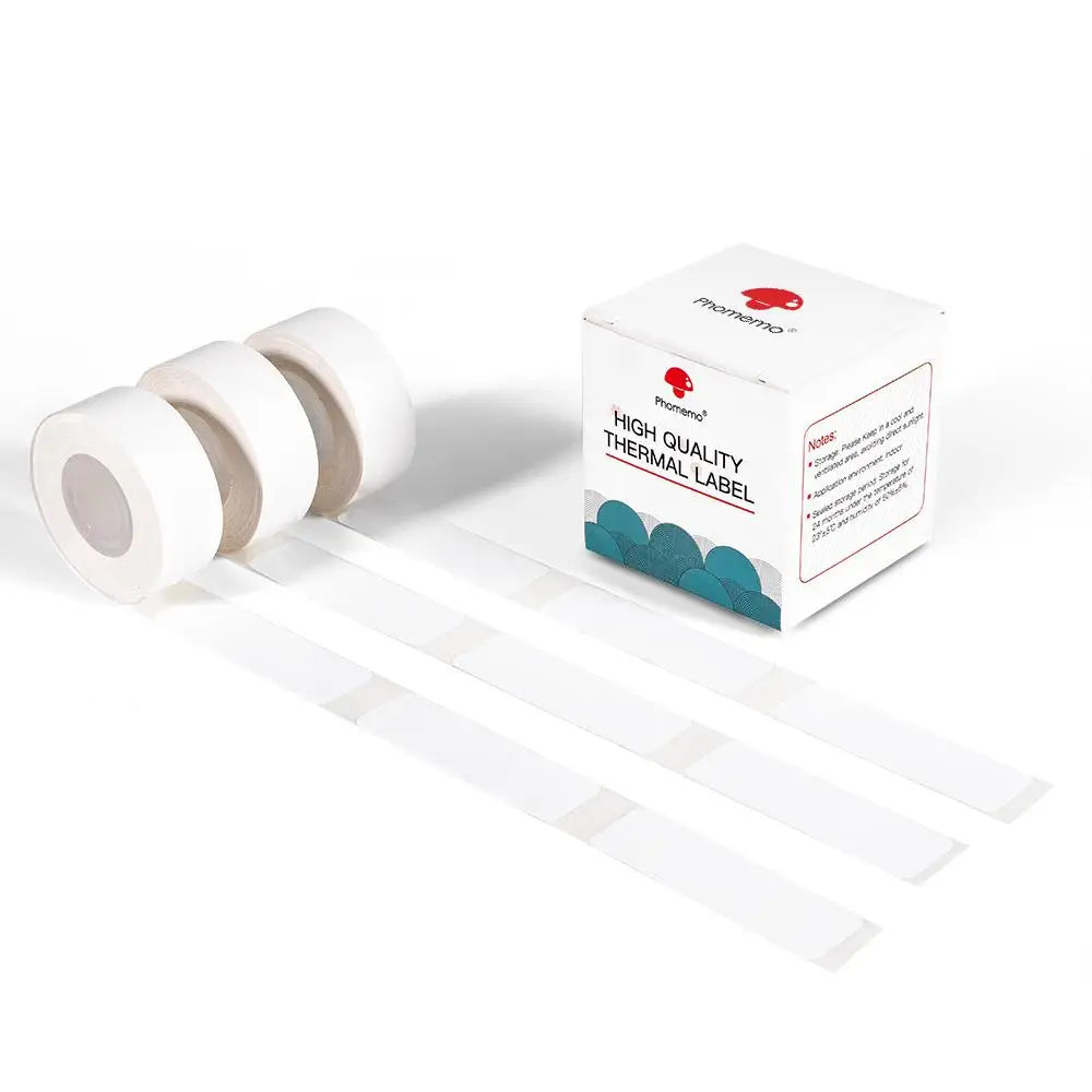 Label Stickers Phomemo Thermal Label Tapes 12mm X 50mm Waterproof Oilproof for Home Use