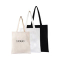 Wholesale Customized Cotton Canvas Tote Bag Plain White Blank Reusable Shopping Bags with Custom Print Logo