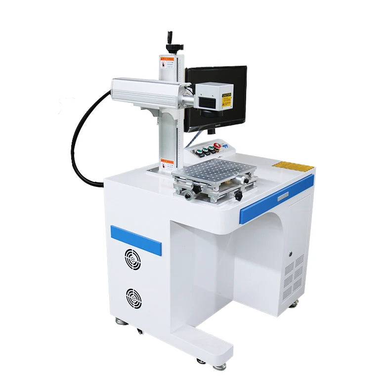 Cabinet Desktop Laser 20w 30w 50 Watt Fiber Laser Marking Machine with Computer