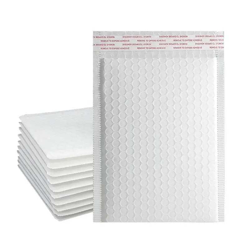 GDCX Ready to Ship White Bubble Mailers White Poly Mail Bubble Envelopes White Bubble Packaging Mailer Bag