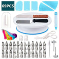 69pcs Wholesale Stainless Steel Russia Nozzle Cake Baking Icing Piping Tips Cake Decorating Pastry Nozzles Piping Tip Sets