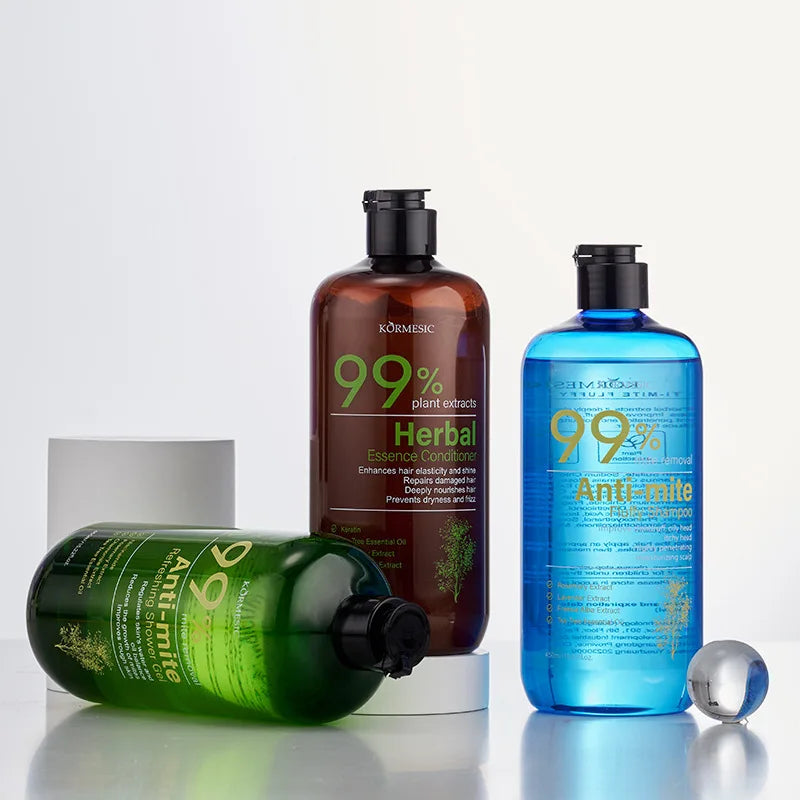 KORMESIC Private Label Moisturizes Nourished Hair Shampoo and Conditioner Mask Organic Hair Care Set