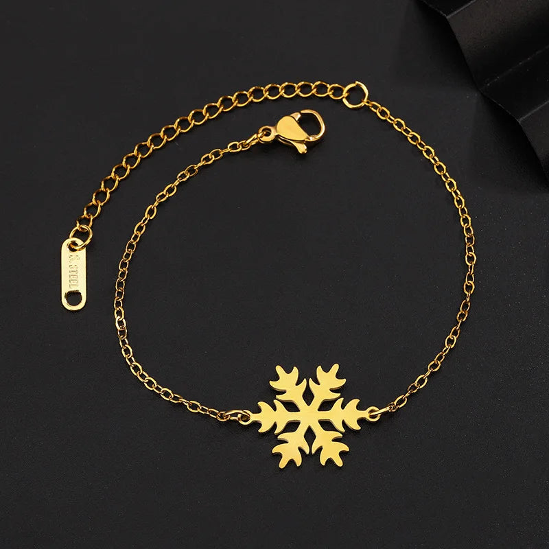DAIHE Fashion New Women's Geometric Butterfly Heart Bracelet Wholesale Stainless Steel Bracelets