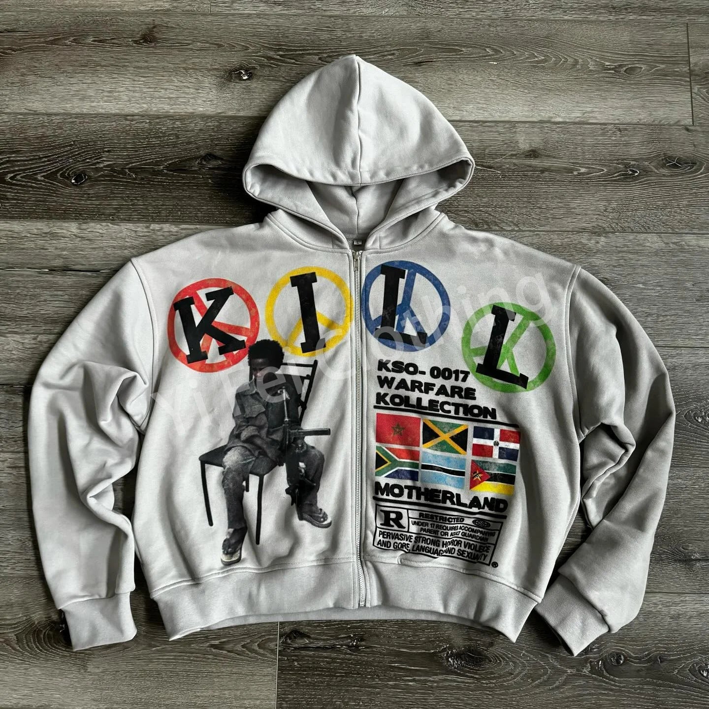 Wholesale OEM Heavyweight With No String Knitted Loose Fit Hoodie Plain Digital Print Oversize Hoodie for Men