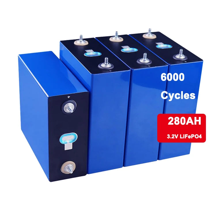 Rechargeable Prismatic Catl 3.2V 280Ah LiFePO4 Battery Cell with 800 Cycles and 1 Year Warranty