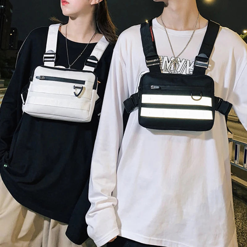 Multifunctional Tactical Chest Pack Holster Holder Front Vest Utility Rig Chest Bag for Men Women
