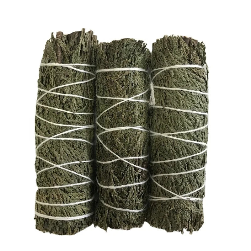I002 Xue Song Zhang Wholesale Natural Fragrance Cedar Smudge Sticks for Incense