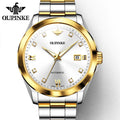 OUPINKE 3199 Men Brand Automatic Winding Mechanical Watch Real Diamond Watch Luxury Classic Business 5ATM Waterproof Clock