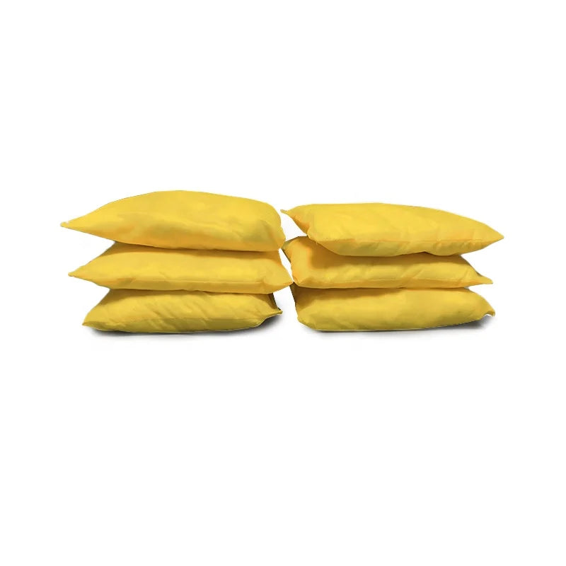Industry Grade Eco-Friendly Custom Brand Chemical Spill Pillow 100% Polypropylene Material for Emergency Oil Leakage