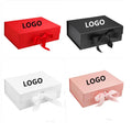 Cardboard Paper Premium Gift Box Collapsible Branded Black Perfume Folding Magnets Clothing Box Packaging