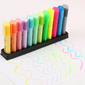 Enlegend Premium 12 Colors Set Oval Shape Chisel Tip Stationery Highlighter Marker Set for Office & School Use