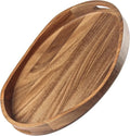 Acacia Wood Coffee  Tea Dessert Tray Home Scented Candle Tray Commercial Hotel Tea Tray
