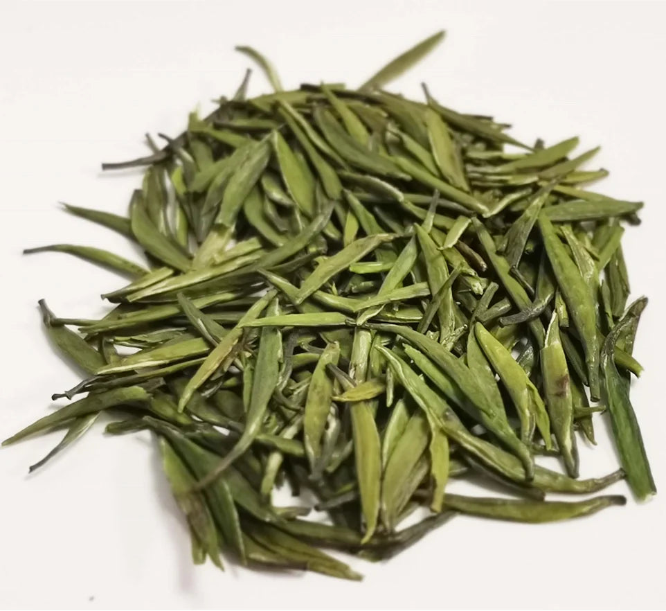KAIYANGE Free Sample Early Spring Top Grade Organic Bamboo Leaf Green Tea Chummee Tea ZHUYEQUBG Tea Ceremony Green Tea