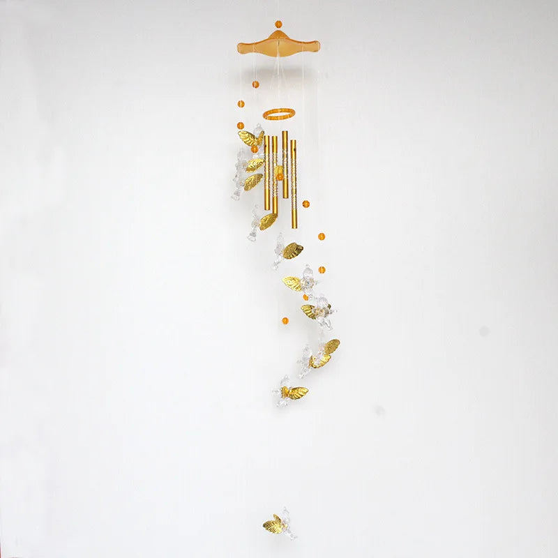 Factory Price Cupid Wind Chimes Bells Hanging Gifts Dreamcatcher Pendant Wall Home Car Decor Garden Window Decoration
