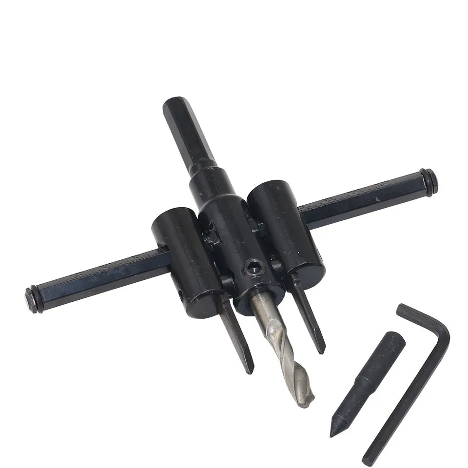Adjustable Aircraft Type Woodworking Hole Opener Audio Spotlight Integrated Ceiling Downlight Gypsum Board Drilling Drill