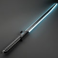 LGT Darksaber FX Lightsaber Black Blade RGB Saber Smooth Swing Flash-on-Clash Metal Hilt | Mandalorian Inspired 4-8 Hours
