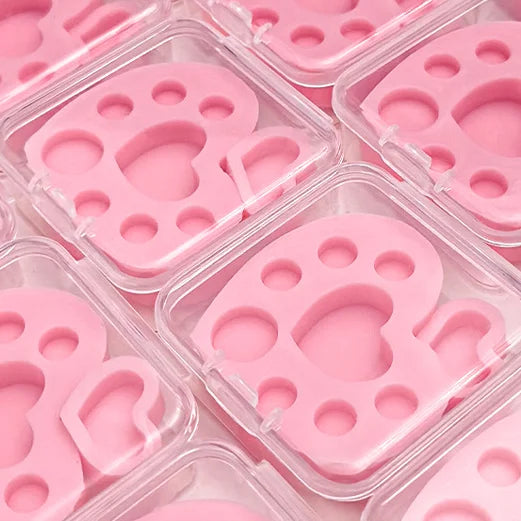 Reusable Heart Silicone Lash Lifting Pallet Holder Brow Lash Lamination Perm Tinting Pallet Tray