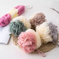 Loofah Sponge Ball Cleansing Exfoliating Skin Care Bath Scrubber for Shower 50g for Women and Men