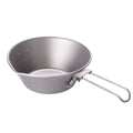 Titanium Sierra Cup Bowl with Hanging Handle Outdoor Camping Hiking Portable Mug Pan Lightweight Tableware Set