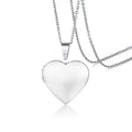Wholesale Custom Logo Pendant Box Personalized Stainless Steel Heart-Shaped Locket Necklace with Family Photo Trendy DIY Style
