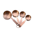 kitchen tools buy stainless steel adjustable baking cake rose gold copper measuring cup and spoon set
