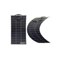 High Quality 100W Waterproof Flex Solar Panel Monocrystalline Cell Semi-Rigid 23% Efficiency 65 Bendable RV Boat Camper Tent