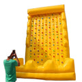 Hot Sale Kaluen A007 PVC Material Custom Funny Inflatable Rock Climbing Wall Bouncer with Rope & Climber for Kids 3-12 Years