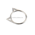 30mm Metal Cat Shape Ring Buckle Hardware Accessories Handbag Garment Strap Belt Cat Ring