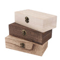 Newell Wholesale in Bulk Hinged Square Luxury Fancy Ring Jewelry Packaging Storage Wood Crafts Gift Wooden Box with Custom Logo