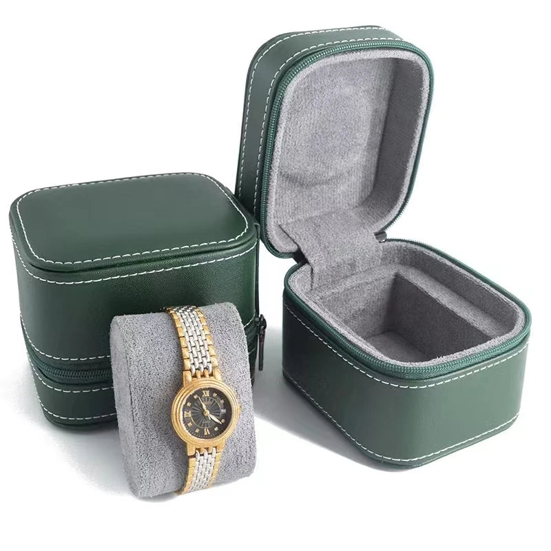 DOC Custom Wholesale High Quality PU Leather Velvet Jewelry Box for Watch Boxes