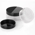 FOCSTAR Plastic Empty Powder Puff Case Bottle 20g 25g 50g Face Powder Blusher Makeup Cosmetic Jar Container for Lotion BTL011