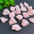 Wholesale Natural Rose Crystals Gemstone Rough Stone Pink Rose Quartz  Rough Stone Raw for Gemstones Healing Stones