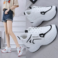 Spring New Fashion All-match Casual Shoes Thick Bottom Heightening Small White Shoes Mesh Sports Casual Shoes Women