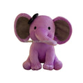 Custom Text Big Ears Elephant Colorful Pink and Gray Elephant Plush Toy Stuffed Animals Plush Pillow Toys for Kids