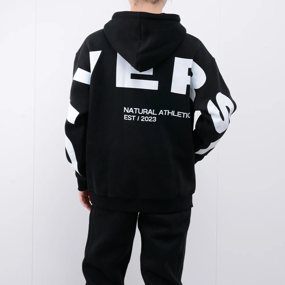 YinQu 2023 High Quality Custom Long Hoodies Unisex 2 Piece Pants Set Comfy Fleece Winter Oversized Hoodie Set Men and Women