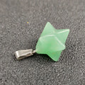 Crafts HUIYING Chinese supplier New Agate Crystal David Star Merkabar Pendulum Necklace birthday gift on sale gift