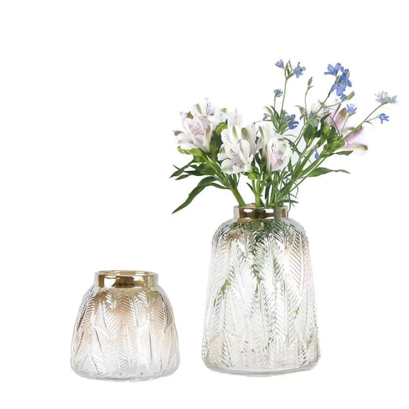 Modern Classic Luxury Glass Crystal Cylinder Wedding Centerpiece Tabletop Vase Home Decor Wholesale Guangdong
