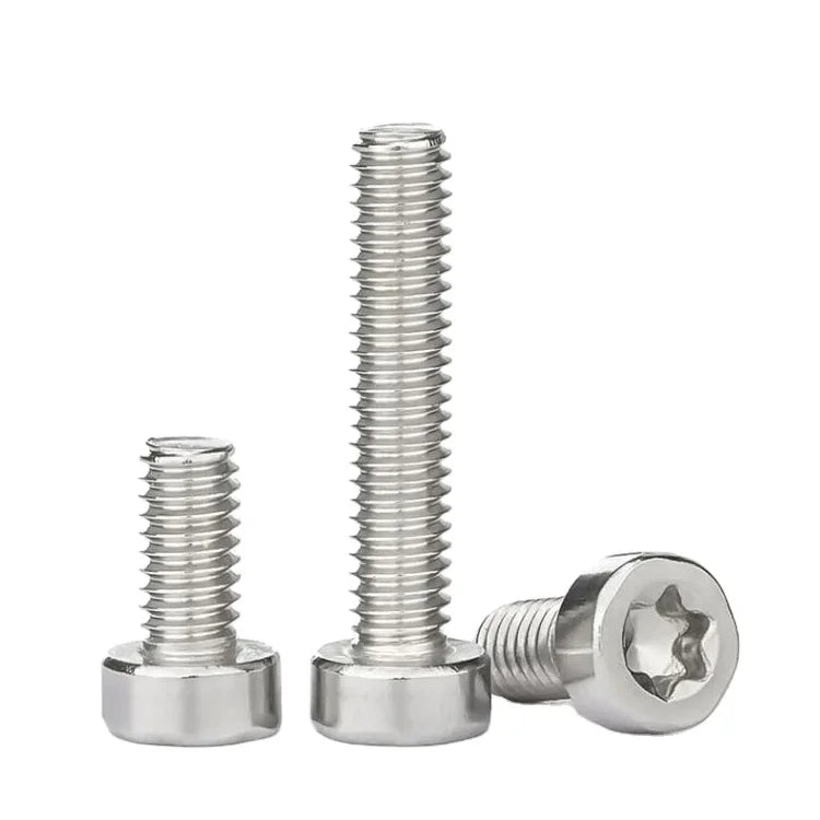GB2671.1 ISO14580 304 A2-70 Stainless Steel Six-Lobe Torx Thin Low Short Profile Cap Head Bolt Screw M1.6 M2 M2.5 M3 M4 M5 M6 M8