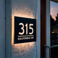 3D Acrylic Door Number Sign Fancy Door Name Plate Door Number Plate for Luxury Hotel Room Doors