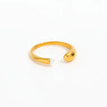 Fenny  18K Gold Plated Elegant Charm Pearl Opening Ring Designer for Women Jewelry Stainless Steel Wholesale Jewelry