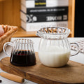 Italian Glass Mini Pot Mini Milk Jug Tip Mouth Small Milk Pot Espresso with Handle Extraction Measuring Cup Ounce Cup