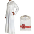 Solid Color White Palestine Jubba Arab Omani Men's Manufacturing Fashion Fabric Men Muslim Saudi Collar Thobe