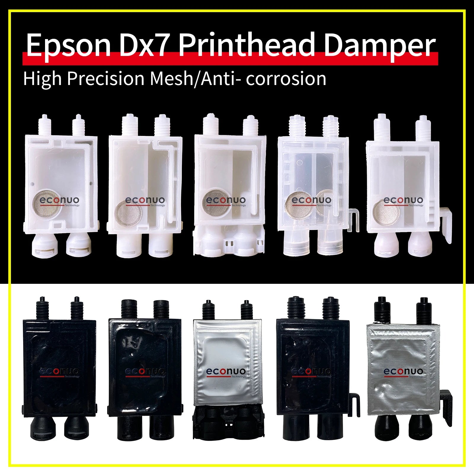 DX5 DX7 XP600 Ink Dumper Solvent Ink Damper for EPSON Printhead Epson Mimaki MutohJV5 JV33 Inkjet Printer Ink Dumper/Filter