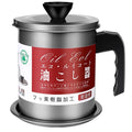 Kitchen Frying Oil Separator Filter Pot Can Used Cooking Oil Strainer Container Bacon Grease Container with Fine Mesh Strainer