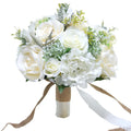 European Style Silk Rose Wedding Bouquet Artificial Flower Bouquet