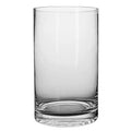 STOCK Wholesale Transparent Cylinder Shape Hand Blown Glass Vase for Home Decor
